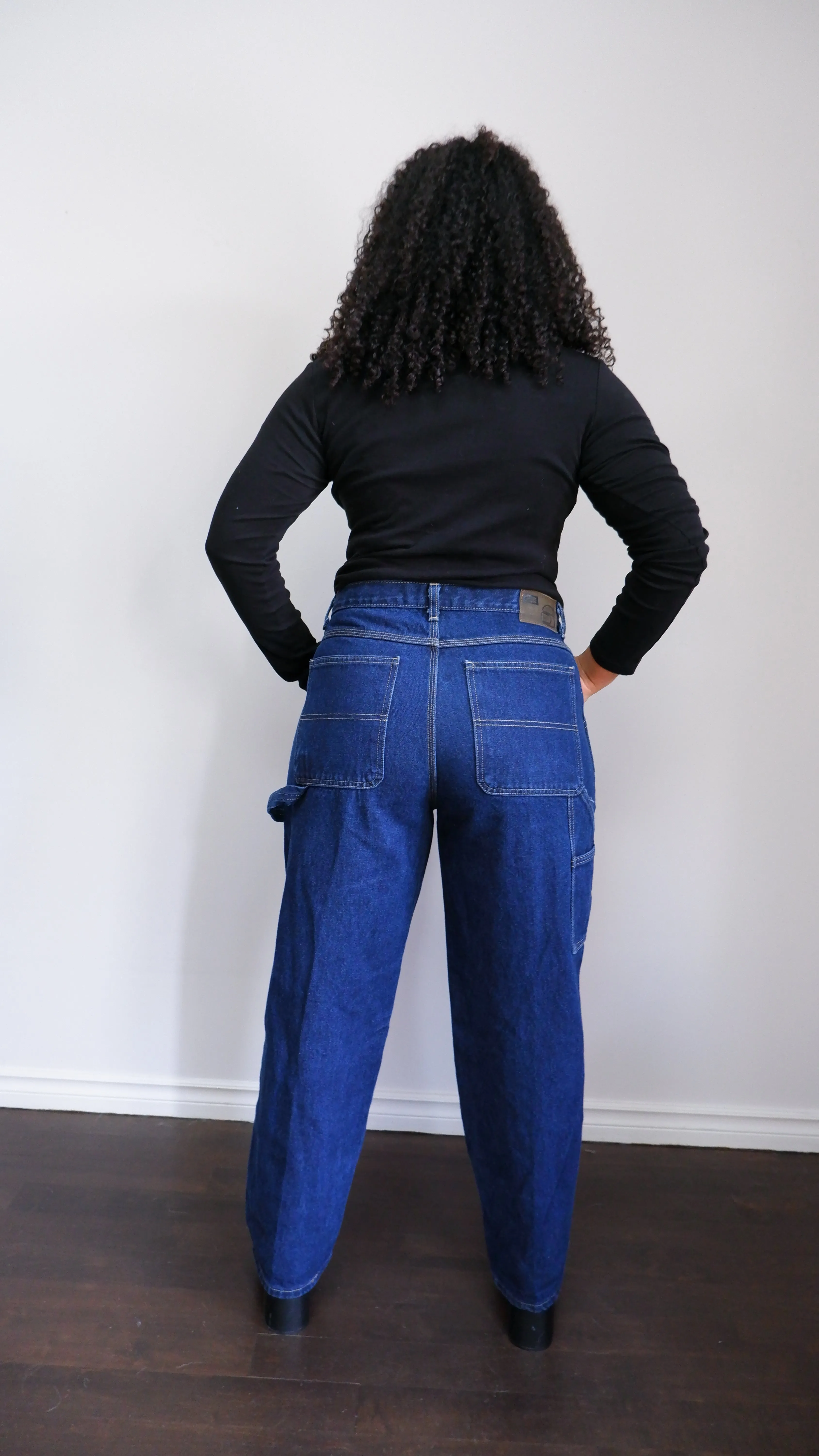 90s Dark Wash Straight Leg Carpenter Jeans- 36x30