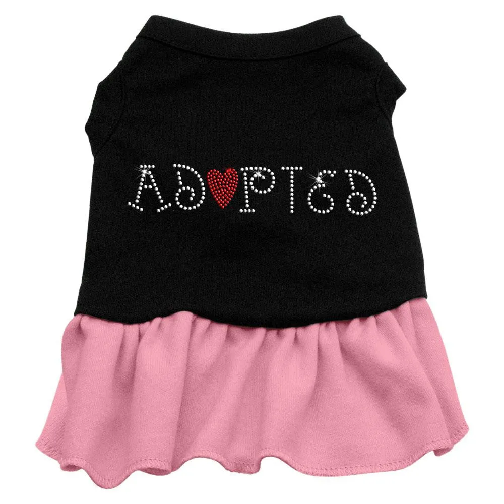 Adopted Dresses Black with Pink Med (12)