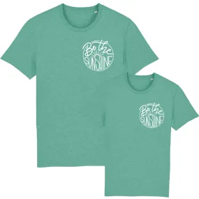 Be The Sunshine Mini Logo Matching Mid Heather Green T-Shirts