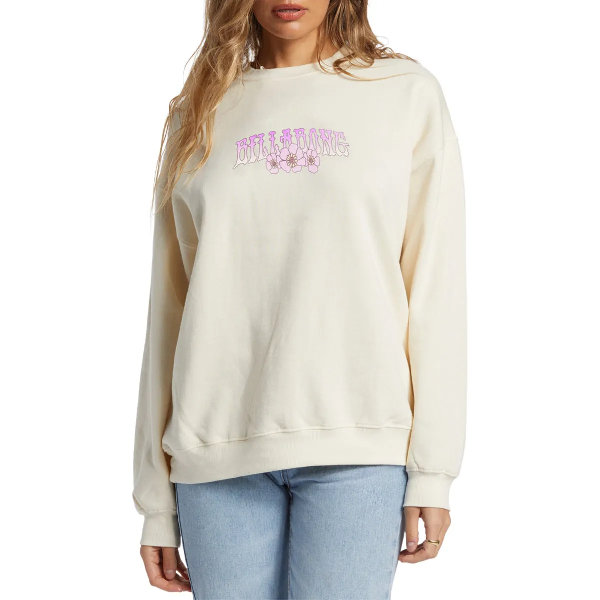 Billabong Women's Ride In Oversized Crew Sweatshirt