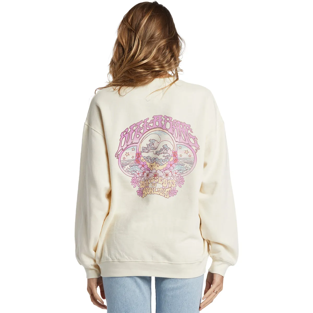 Billabong Women's Ride In Oversized Crew Sweatshirt