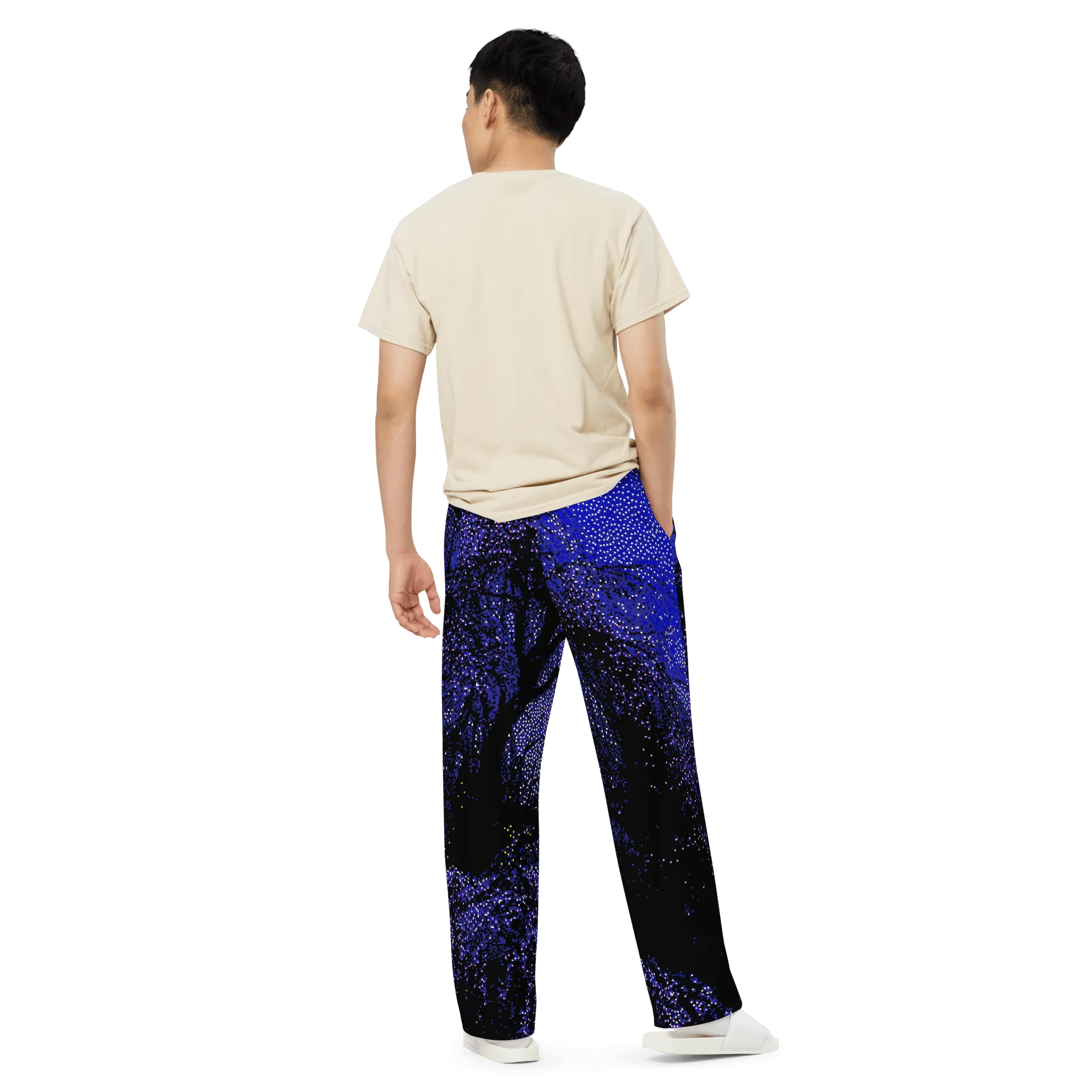 blue night 青い夜® Unisex Wide-Leg Pants