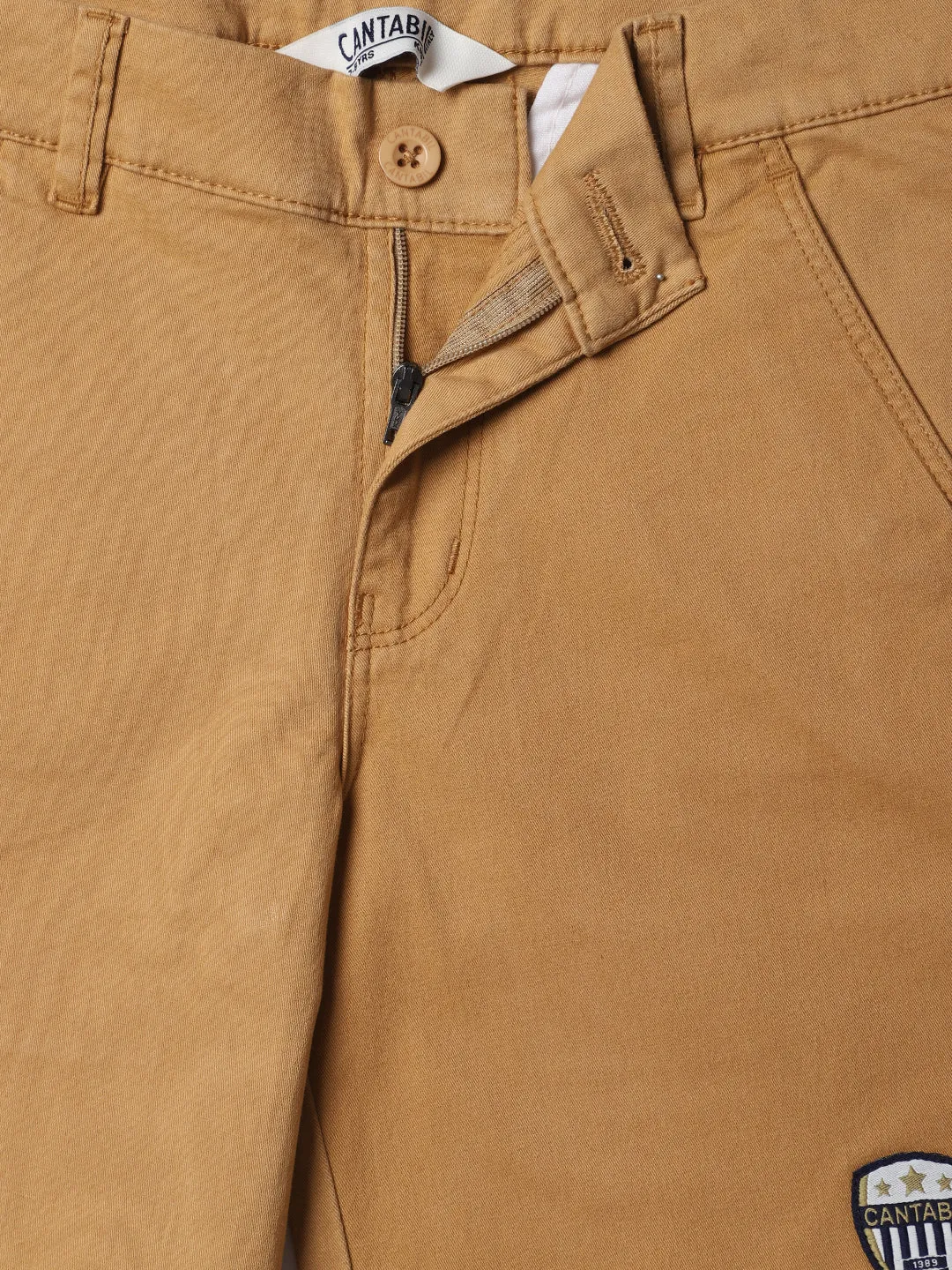 Boys Casual Beige Shorts