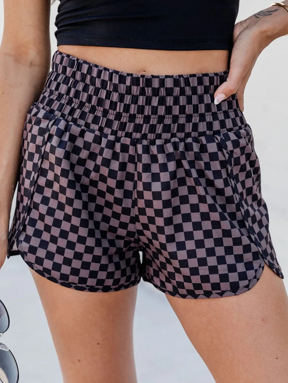 Casual Checkered Shorts for Summer