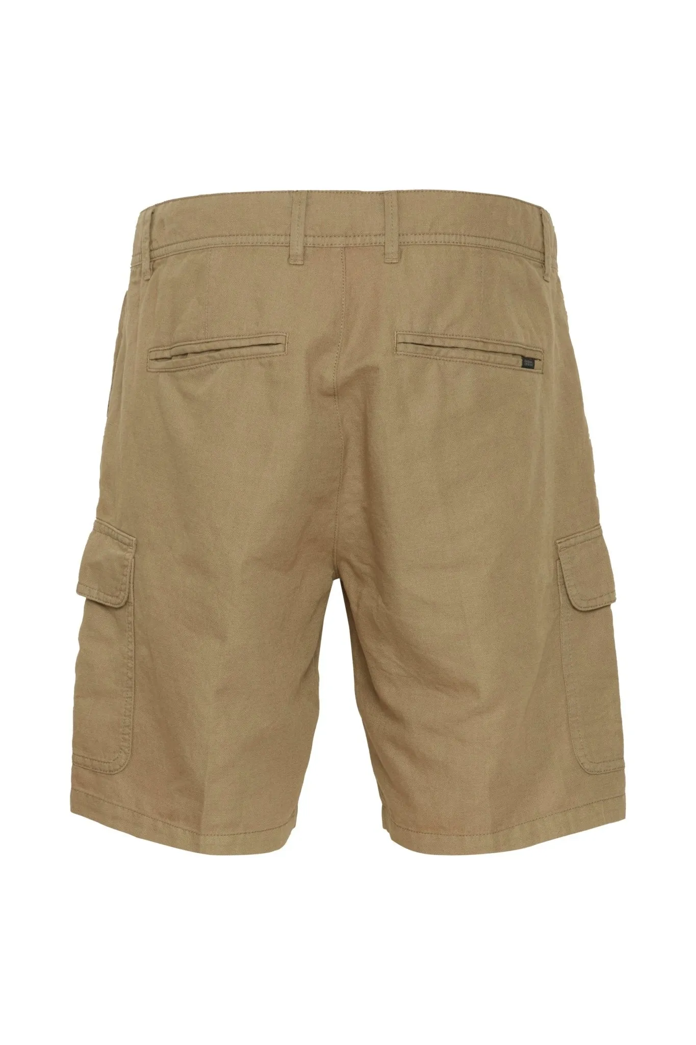 CASUAL FRIDAY - CFSIMON 0137 Cargo linen mix shorts - 20505123