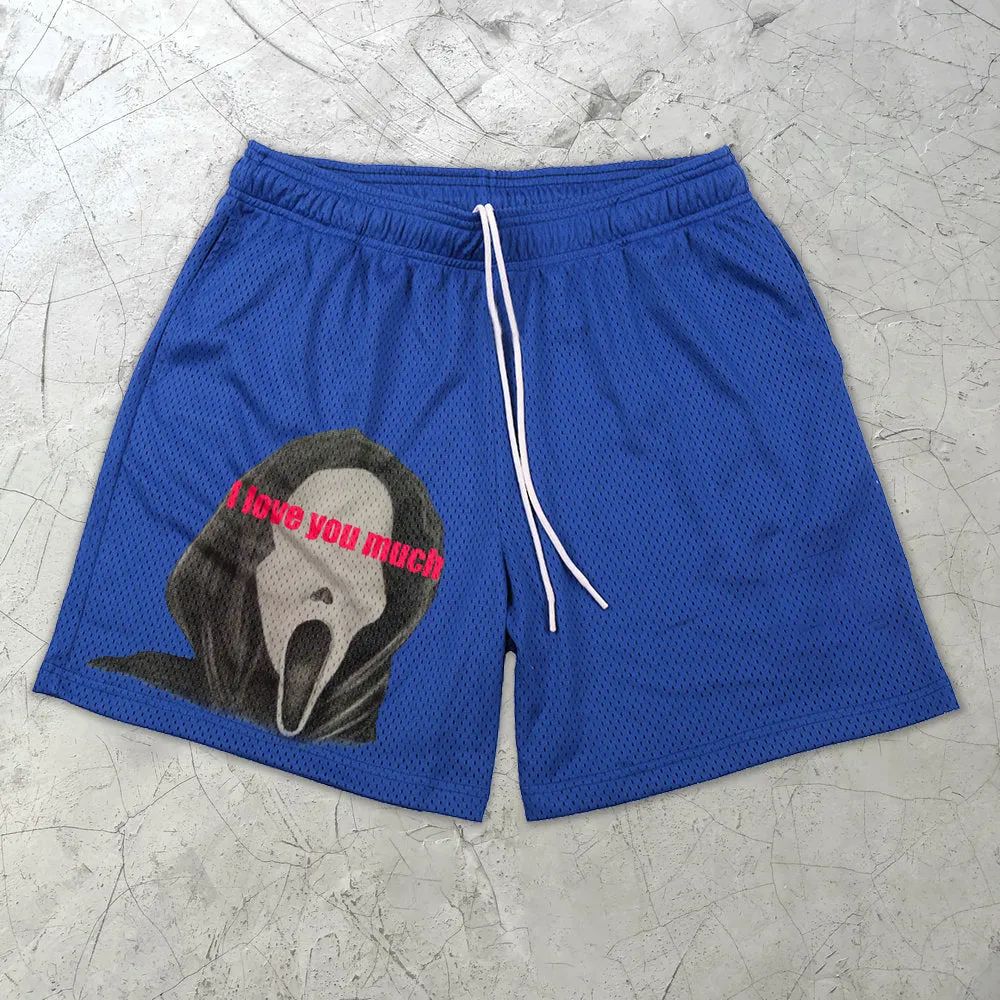 Casual Retro Fashion Street Screaming Shorts