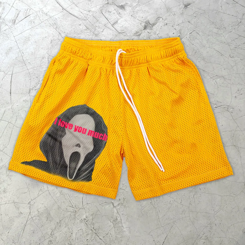 Casual Retro Fashion Street Screaming Shorts