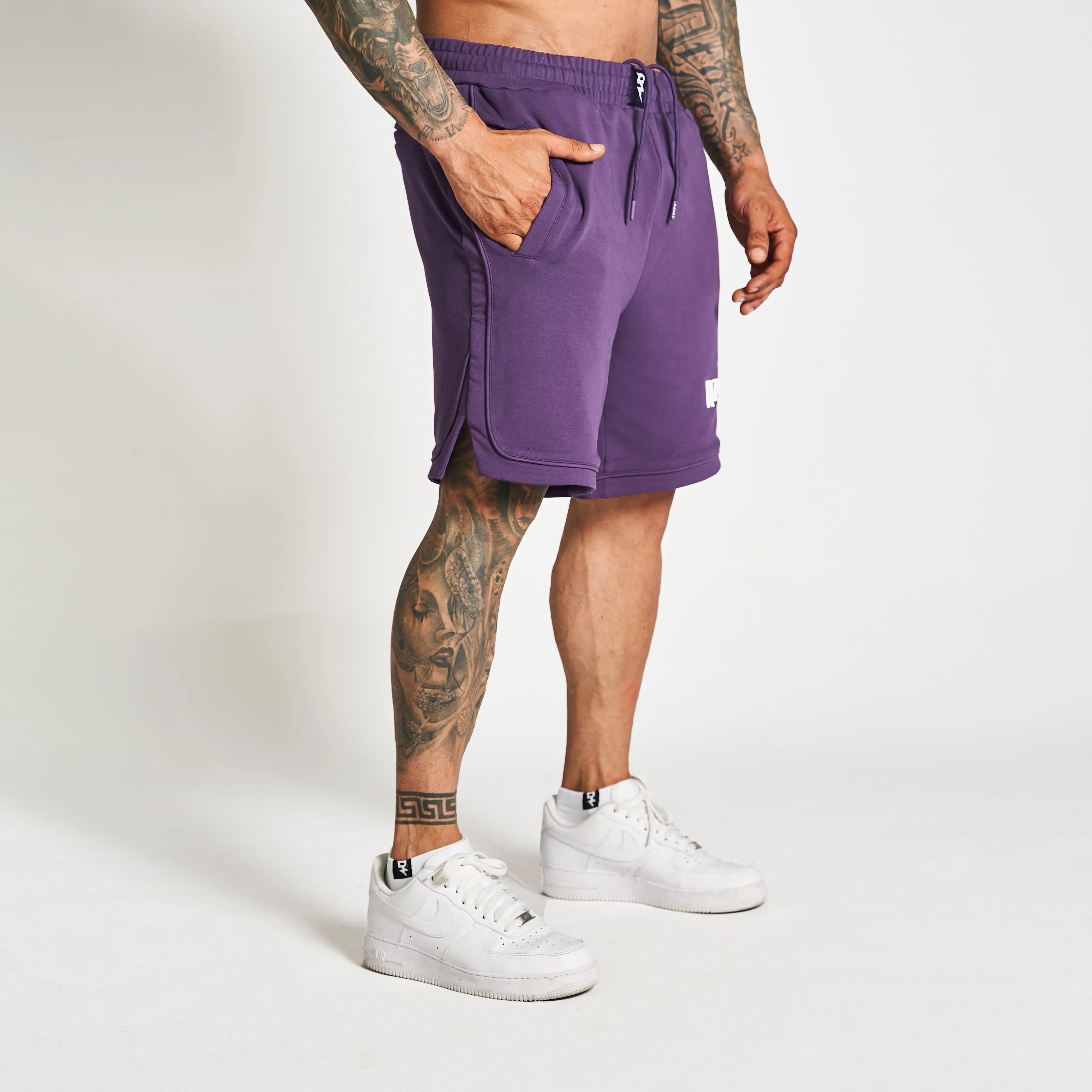 CASUAL SHORTS - PURPLE