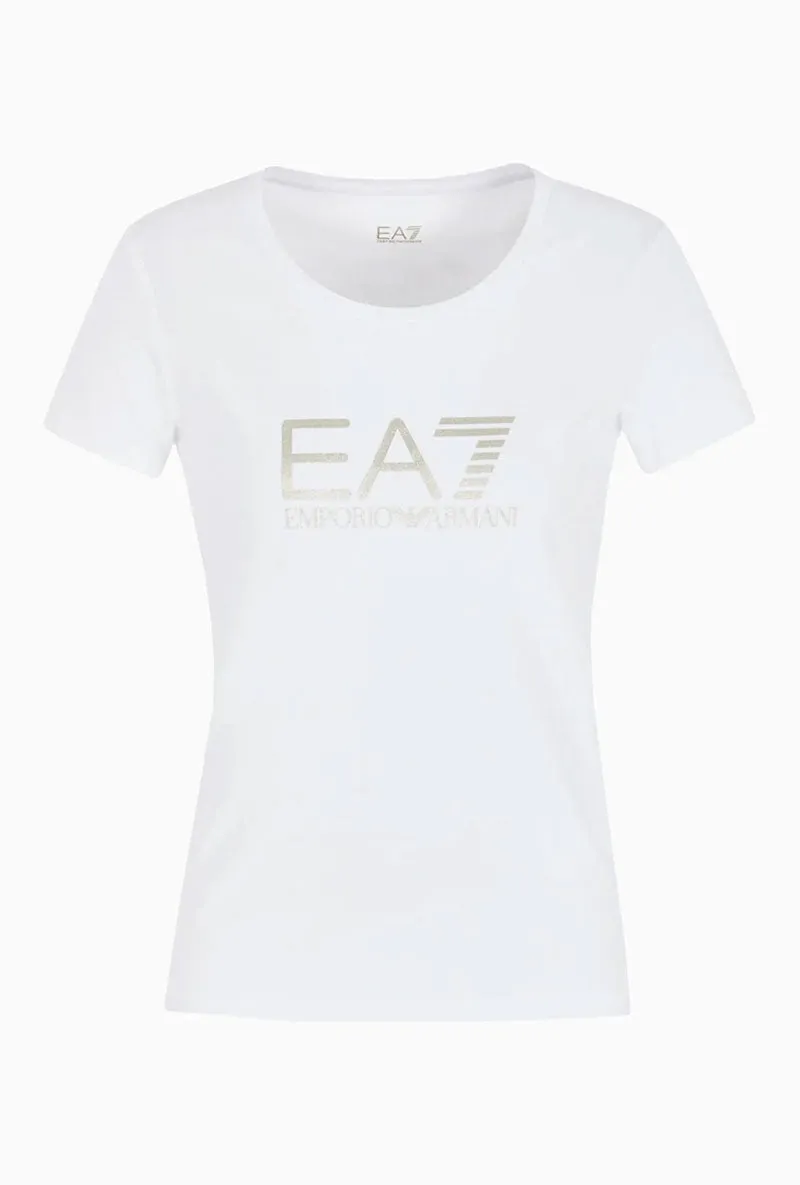 EA7 SHINY LOGO TSHIRT