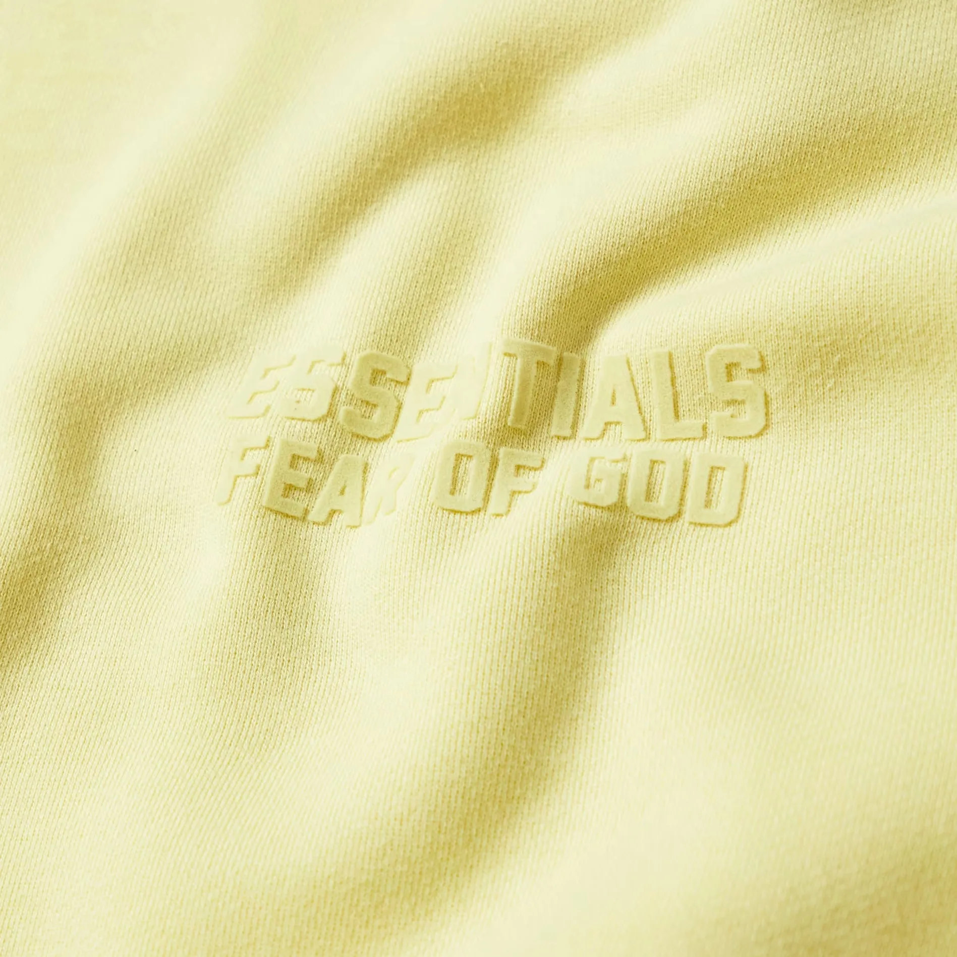 Fear of God Essentials Yellow Sweatshirt