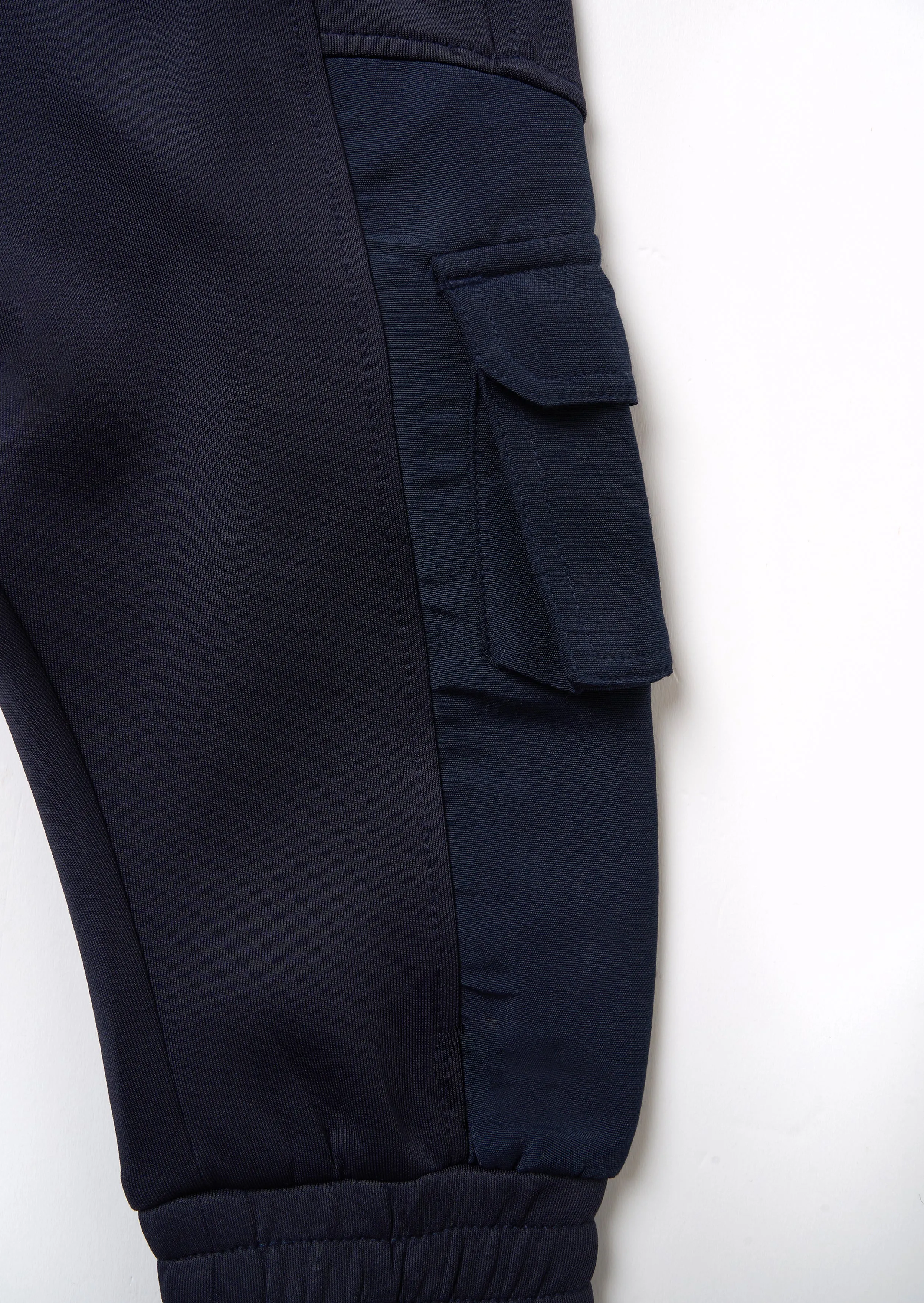 Frank Navy Panelled Joggers