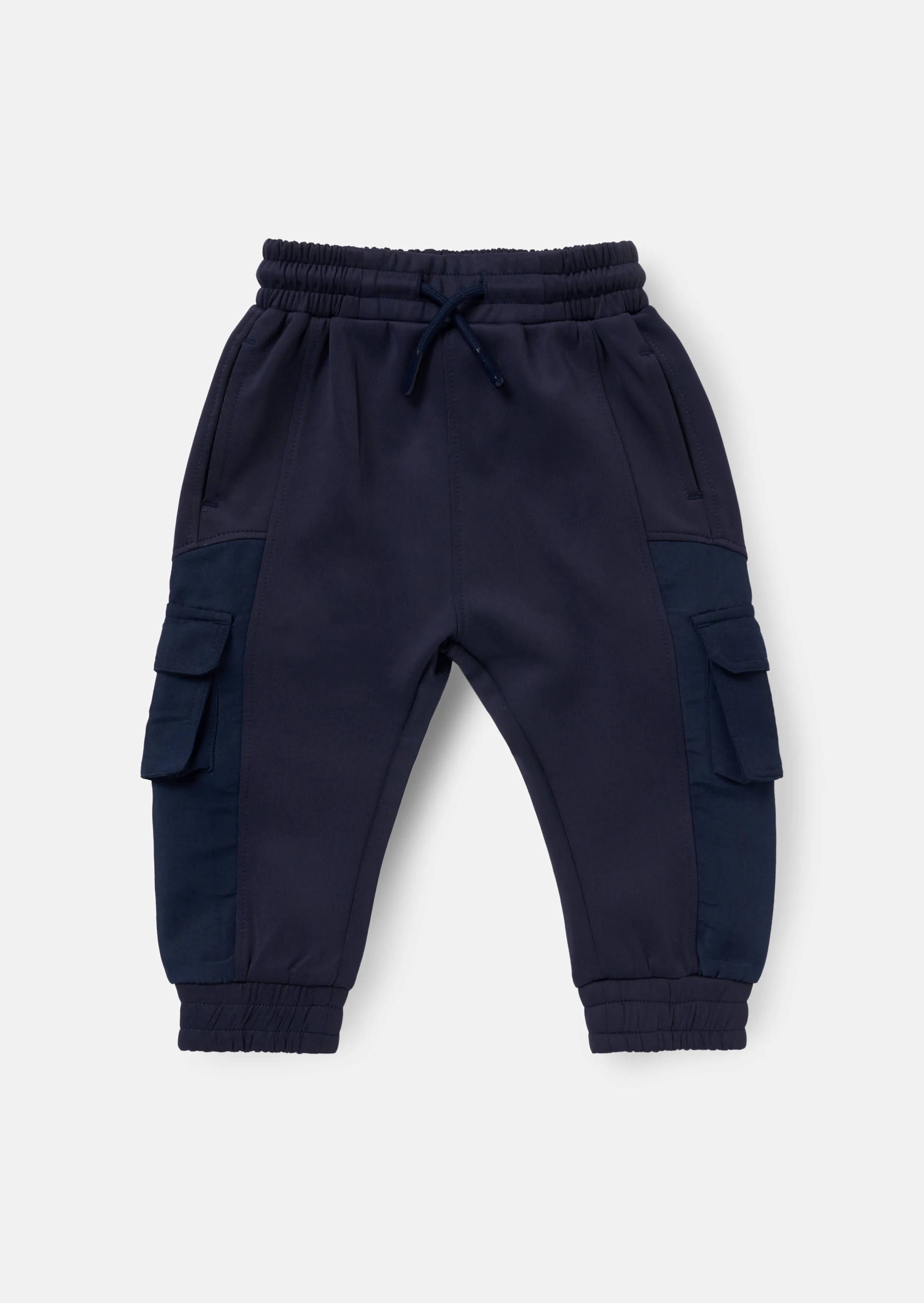 Frank Navy Panelled Joggers