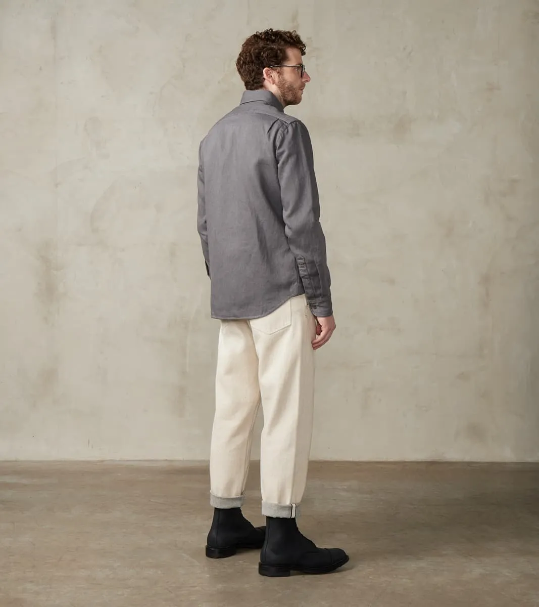 French Work Trousers - Natural Tailors Selvedge Denim