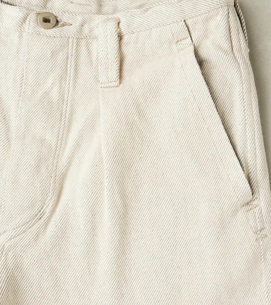 French Work Trousers - Natural Tailors Selvedge Denim