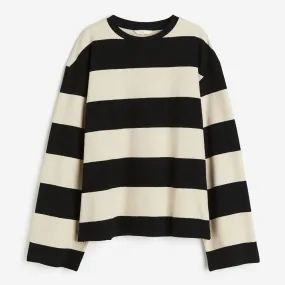 H&M Oversized Sweatshirt, black