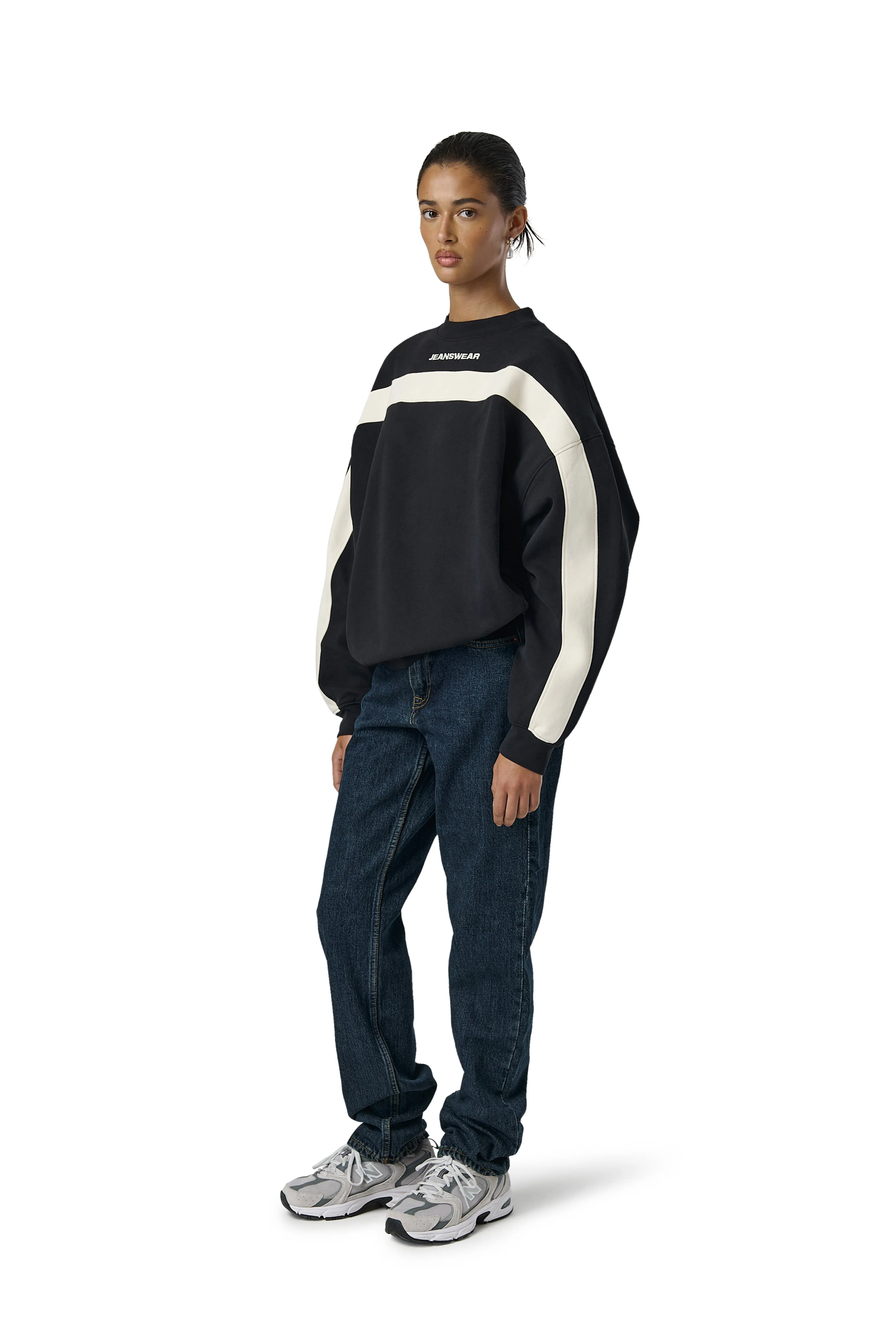 Jeanswear Panel Washed Sweatshirt