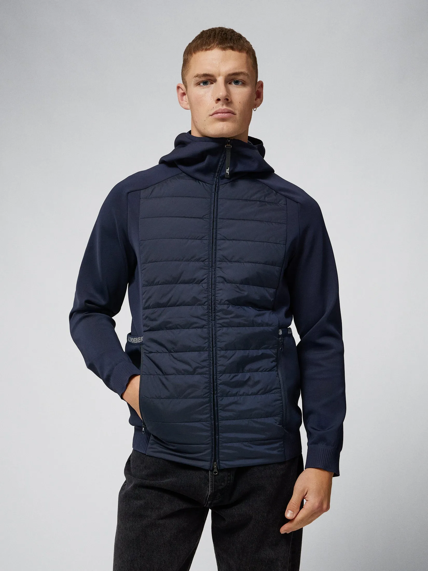 KENNY HYBRID HOOD / JL Navy