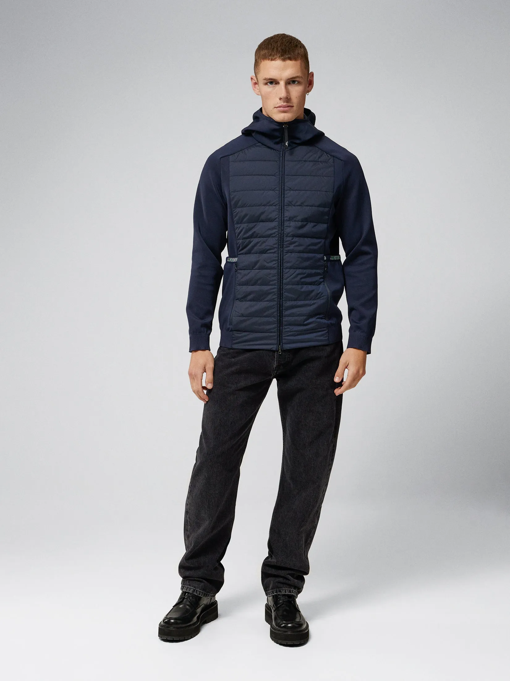 KENNY HYBRID HOOD / JL Navy