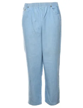 Light Wash Denim Trousers - W32 L27