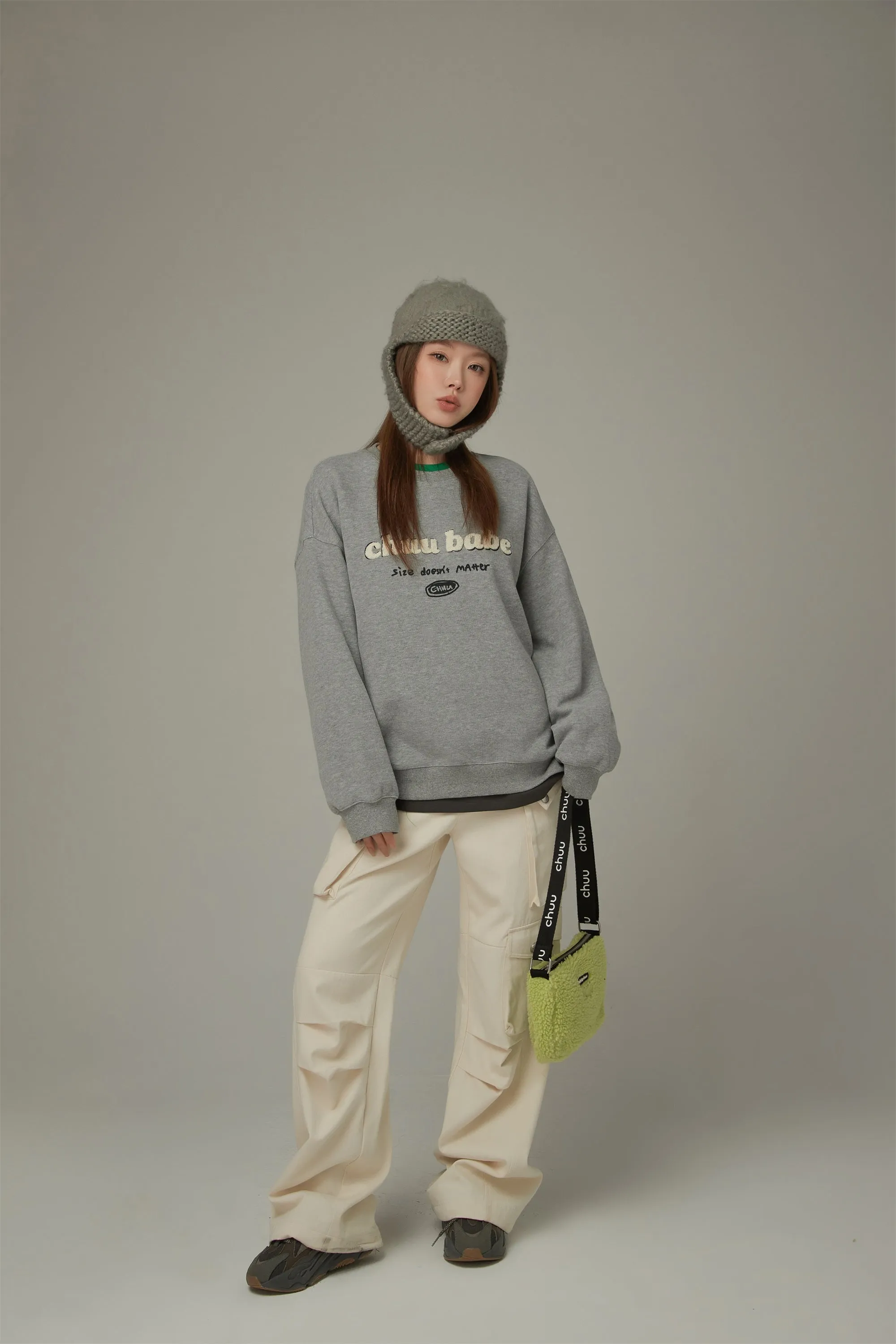 Logo Color Oversized Sweatshirt