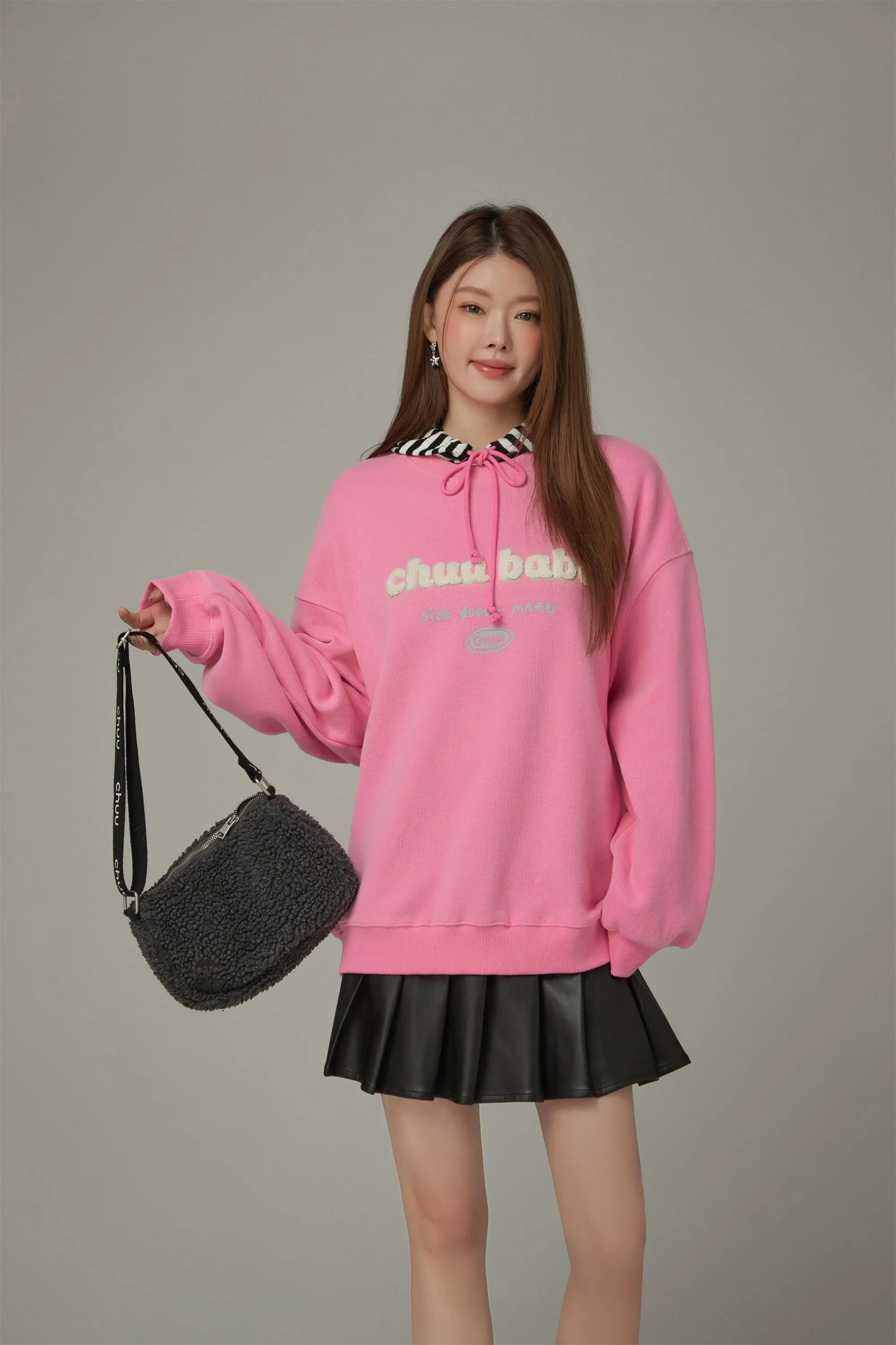 Logo Color Oversized Sweatshirt