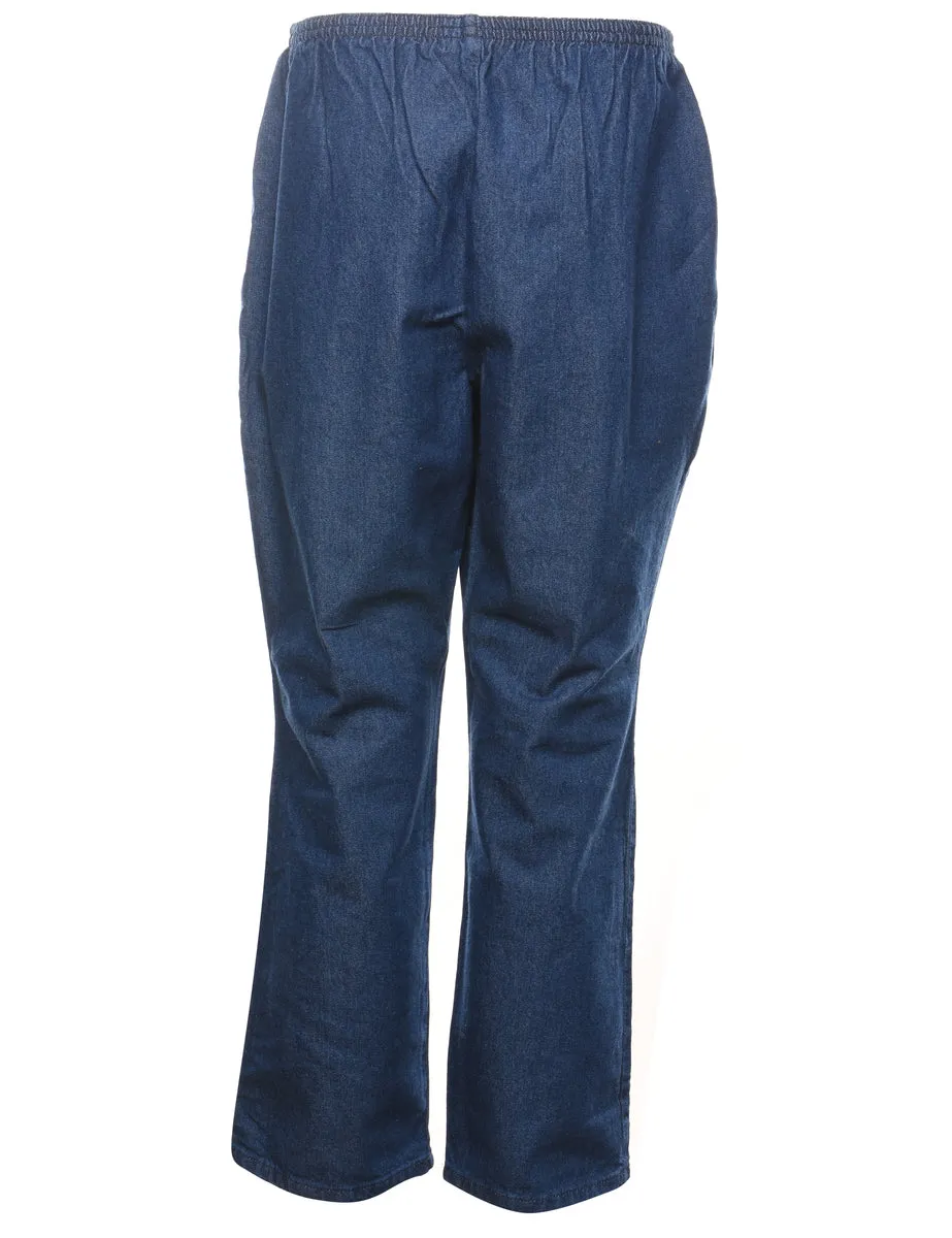 Medium Wash Classic Denim Trousers - W30 L27