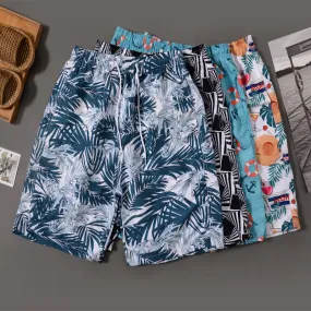 Men's beach vacation casual shorts casual pants