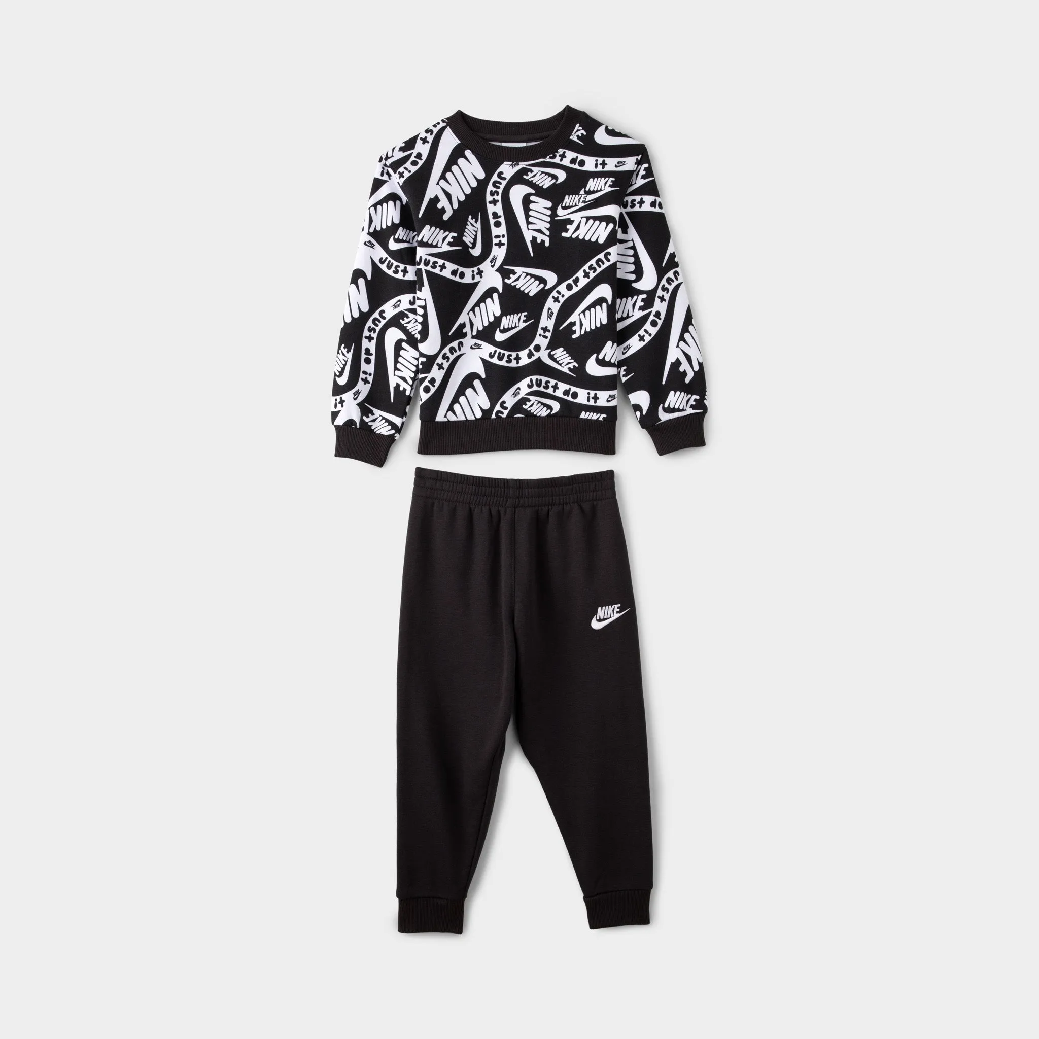 Nike Sportswear Child Boys' Club Printed Set / Black