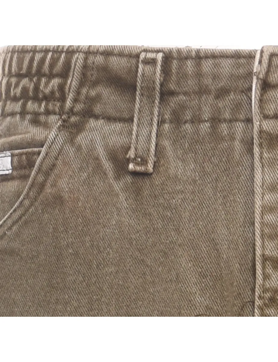 Olive Green Lee Denim Trousers - W30 L27