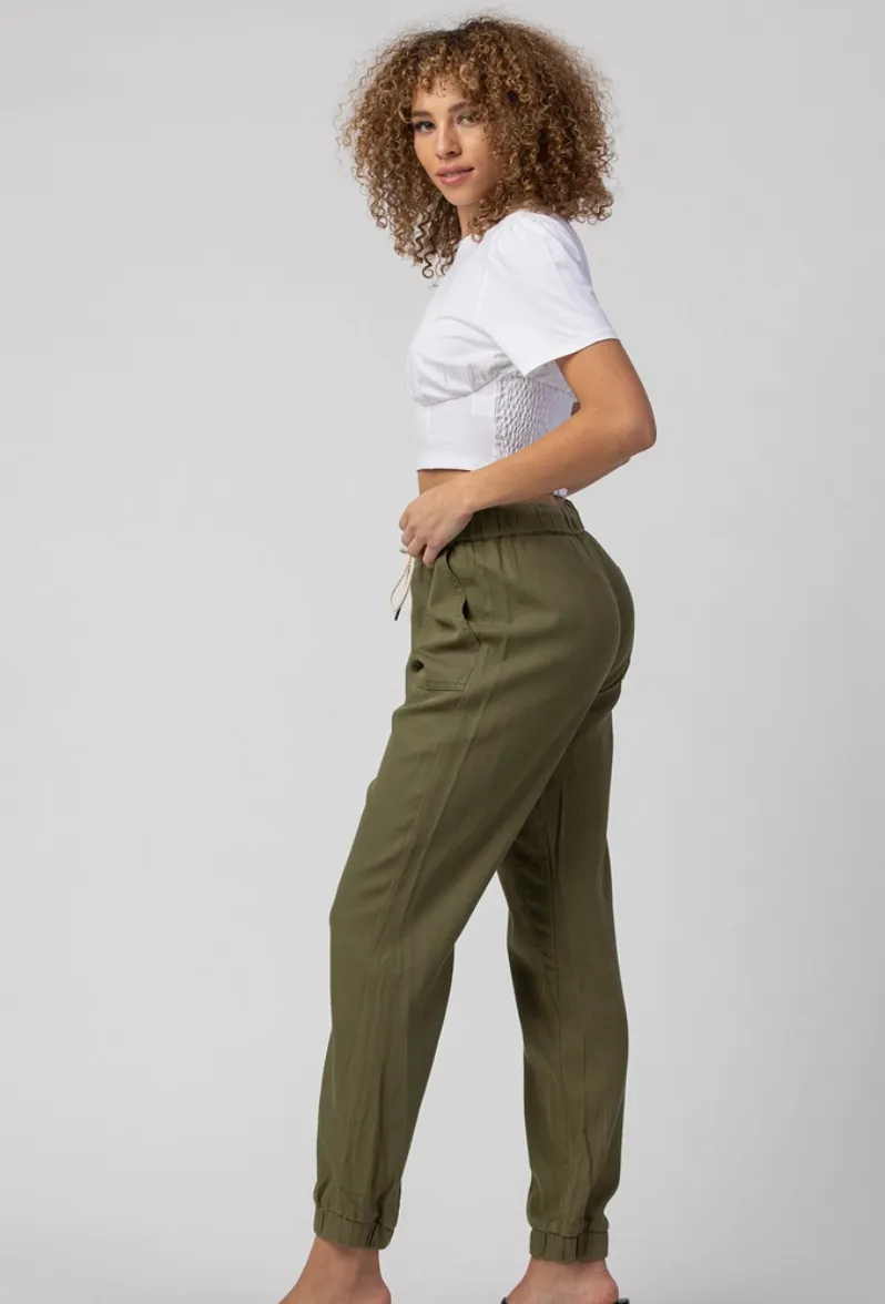 Olive Utility Pocket Joggers