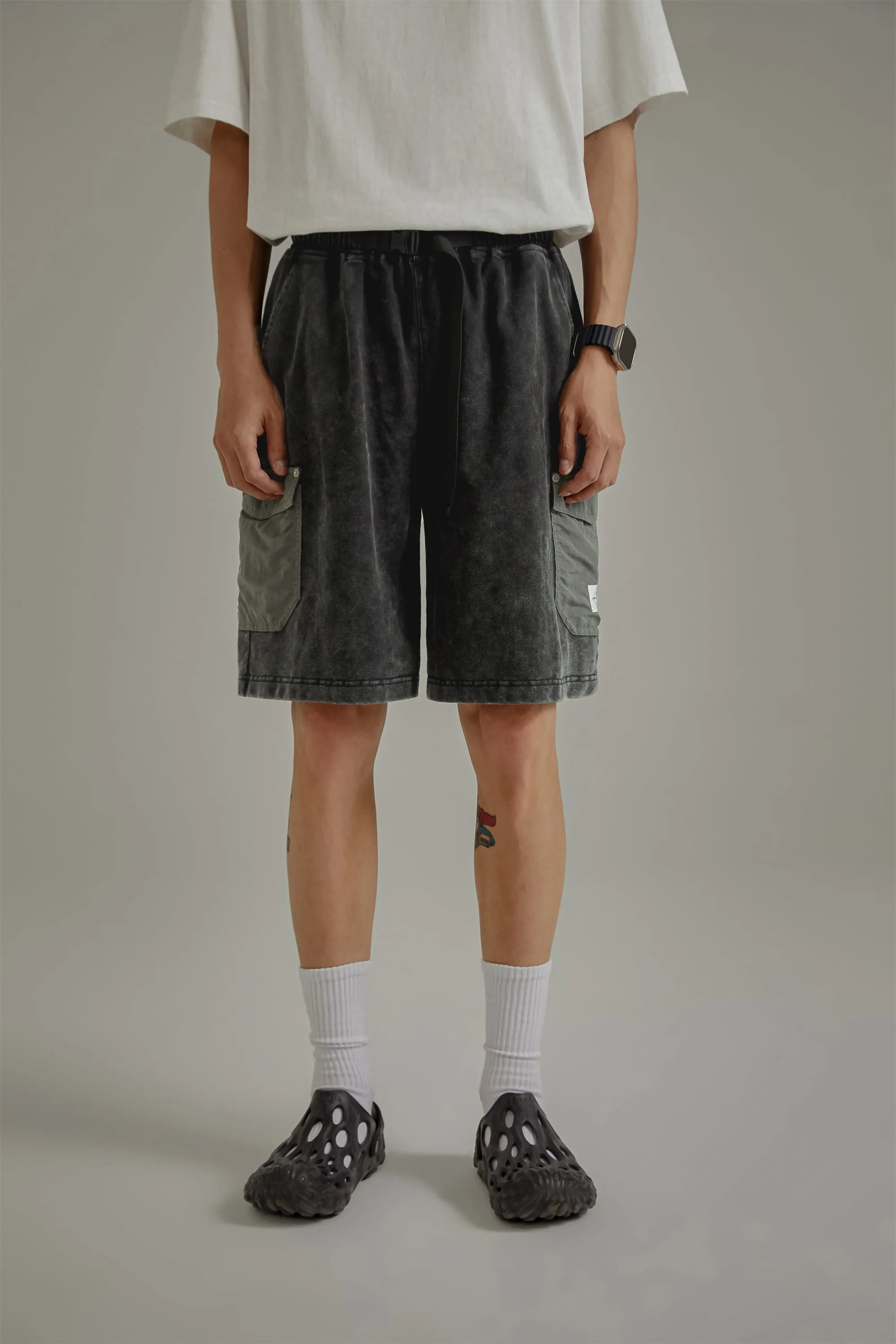 Pocket Wide Casual Shorts