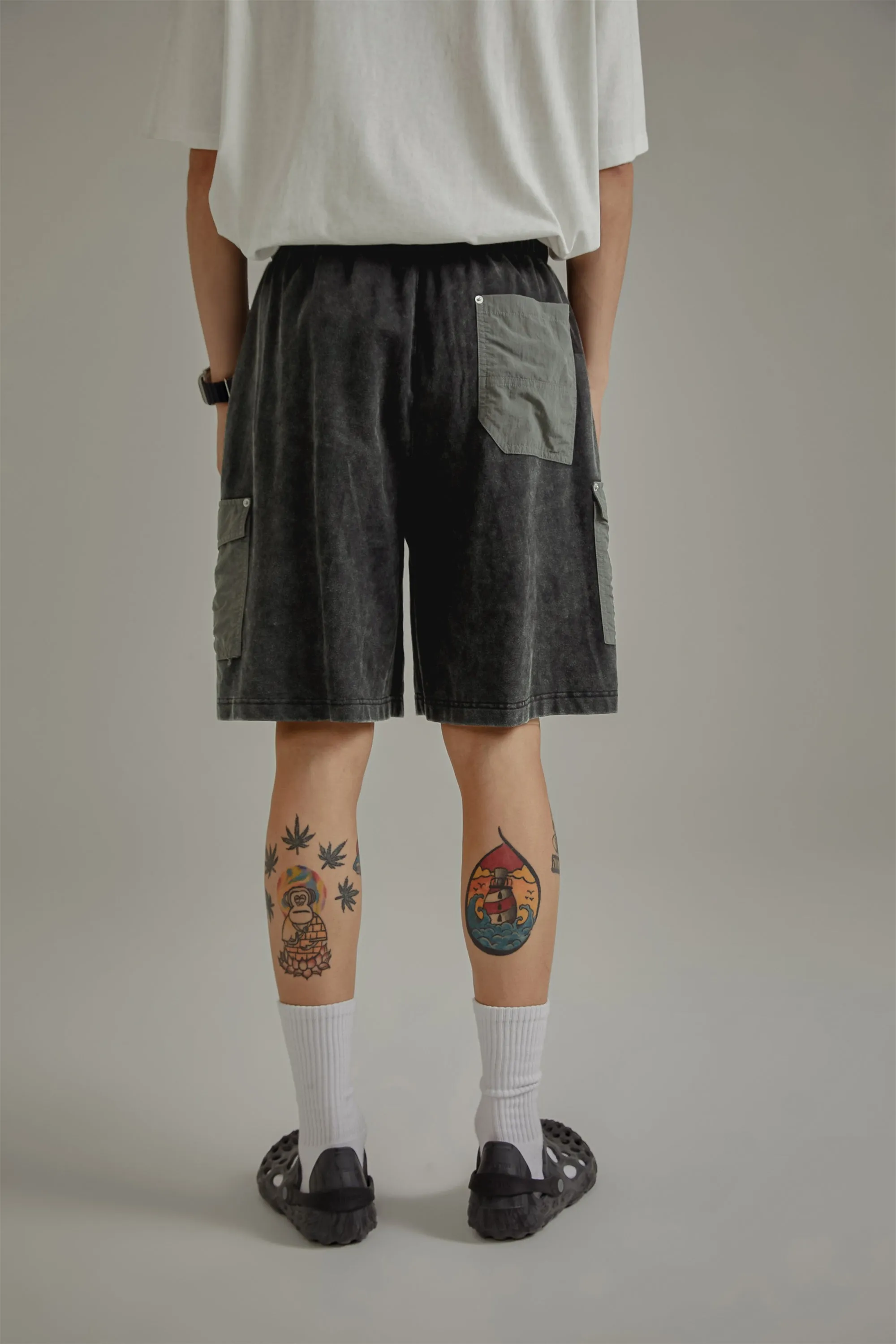 Pocket Wide Casual Shorts