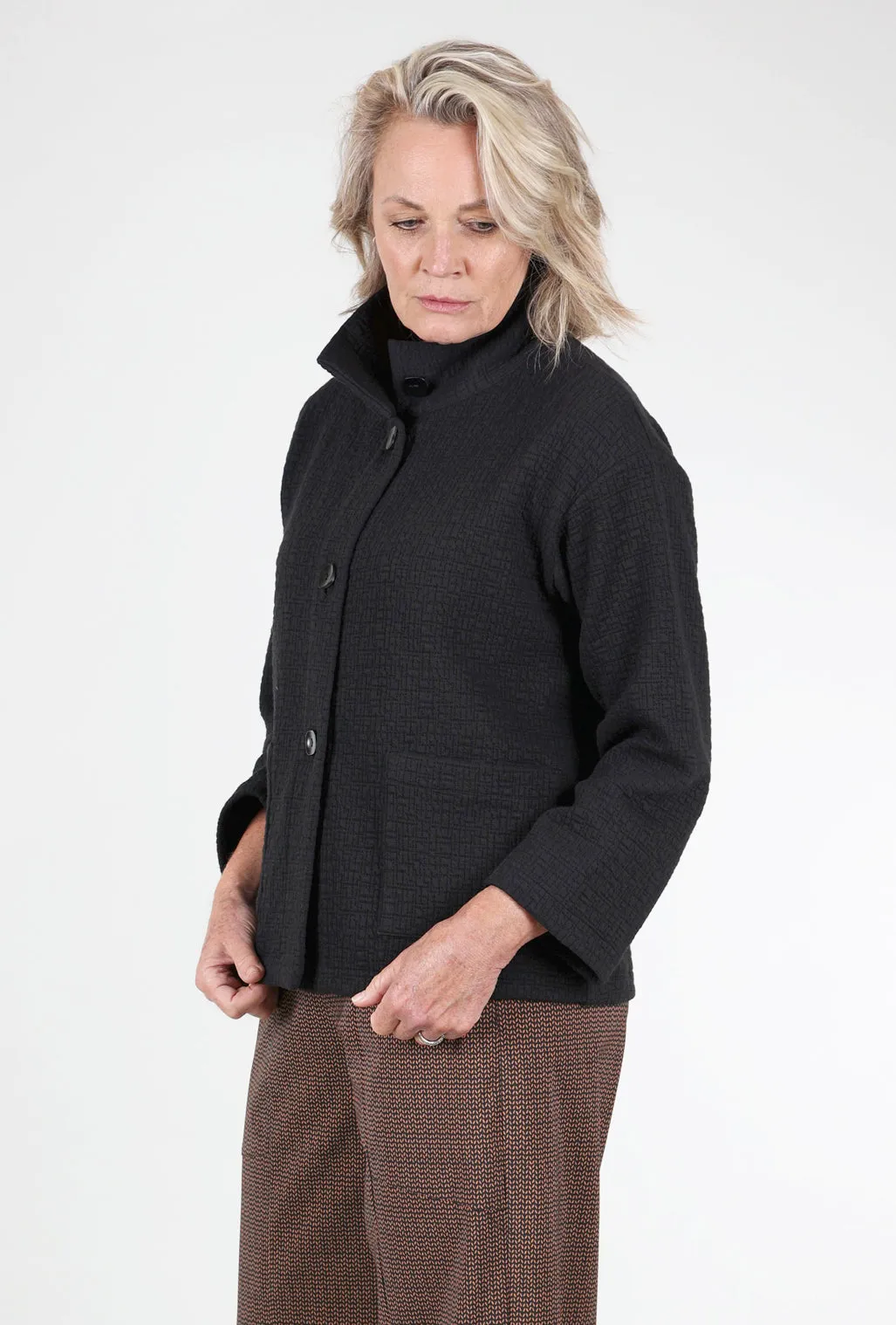 Quilted Quenna Jacket, Black