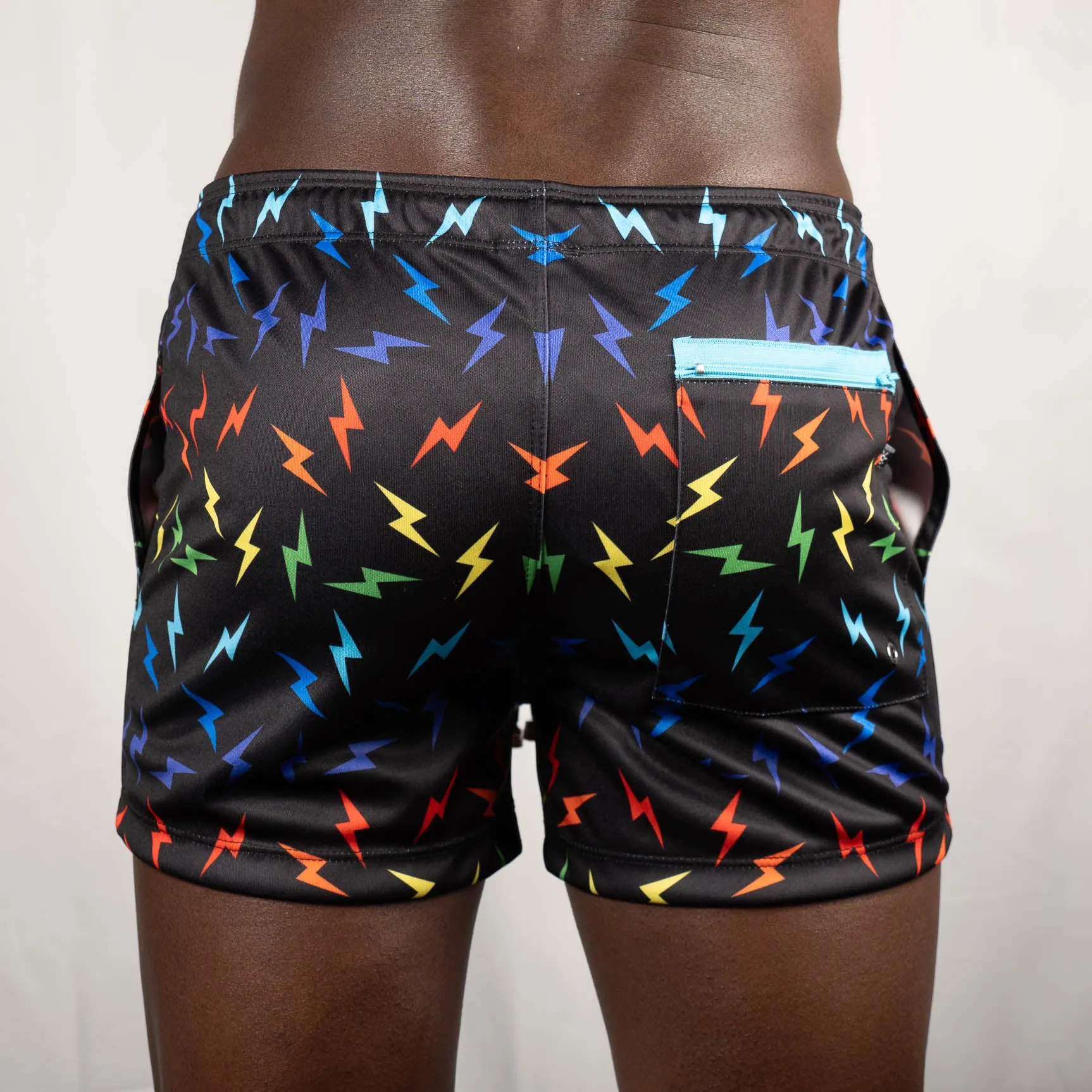 Rainbow Lightning Shorts