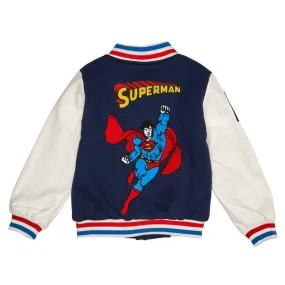 SUPERMAN PLEATHER BOMBER JACKET