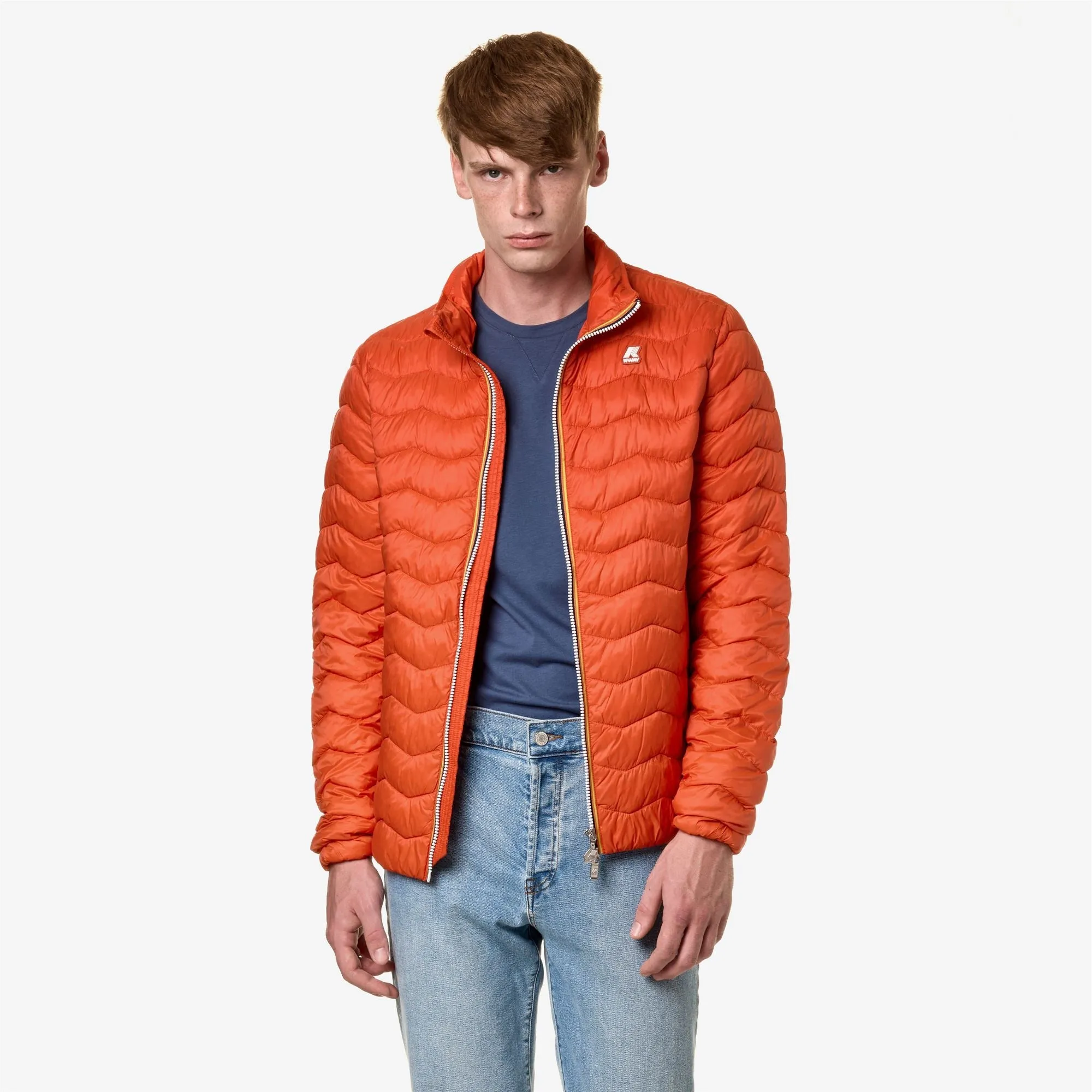 VALENTINE QUILTED WARM - Jackets - Short - MAN - ORANGE PUMPKIN