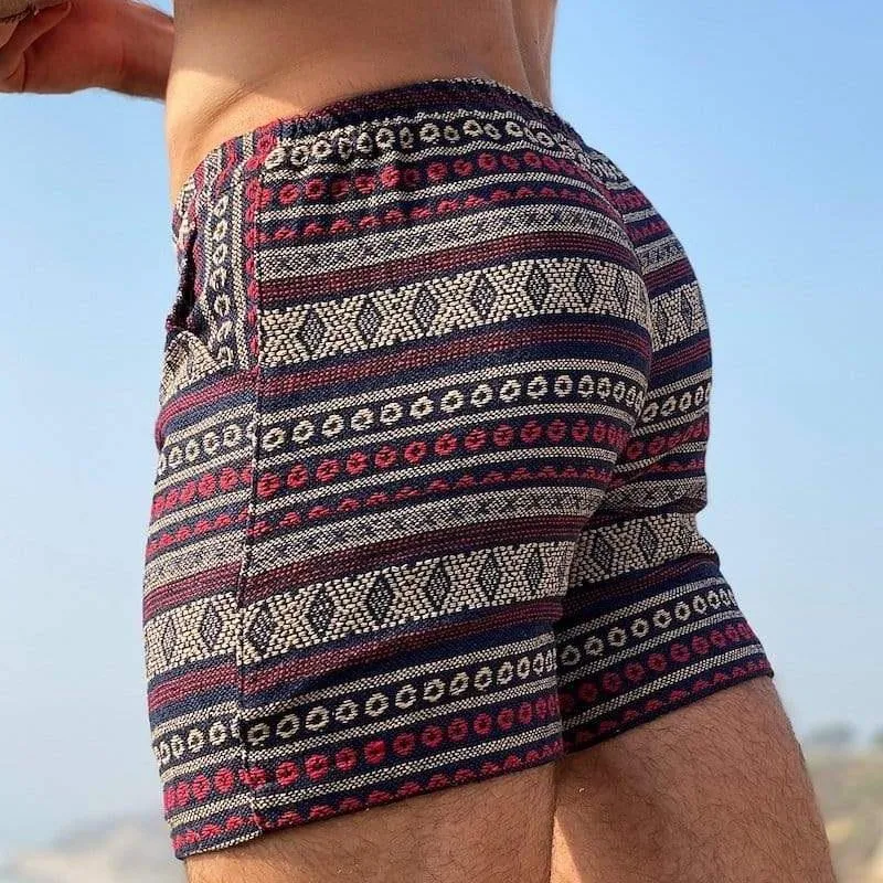 Vintage casual men's shorts