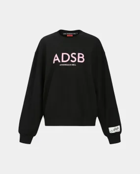 (WOMEN) ADSB BIG LOGO SWEATSHIRTS atb1302w(BLACK)