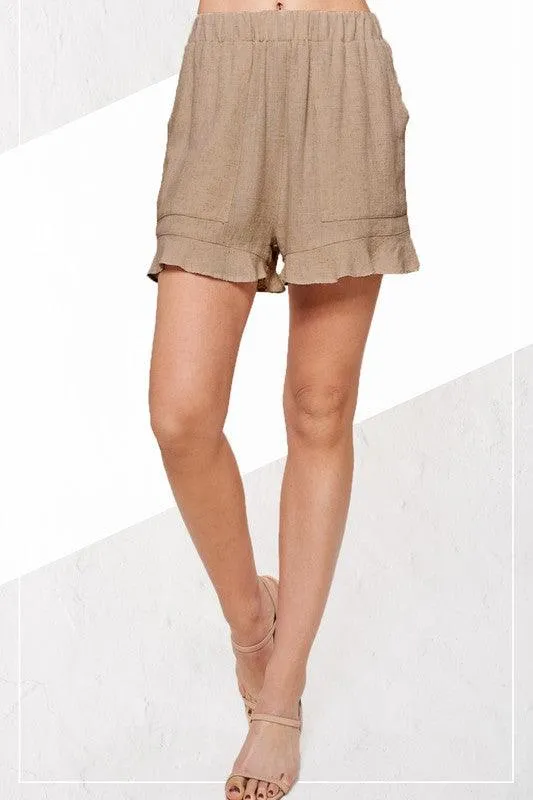 Womens Flare Hem Dahlia Shorts in 3 Colors