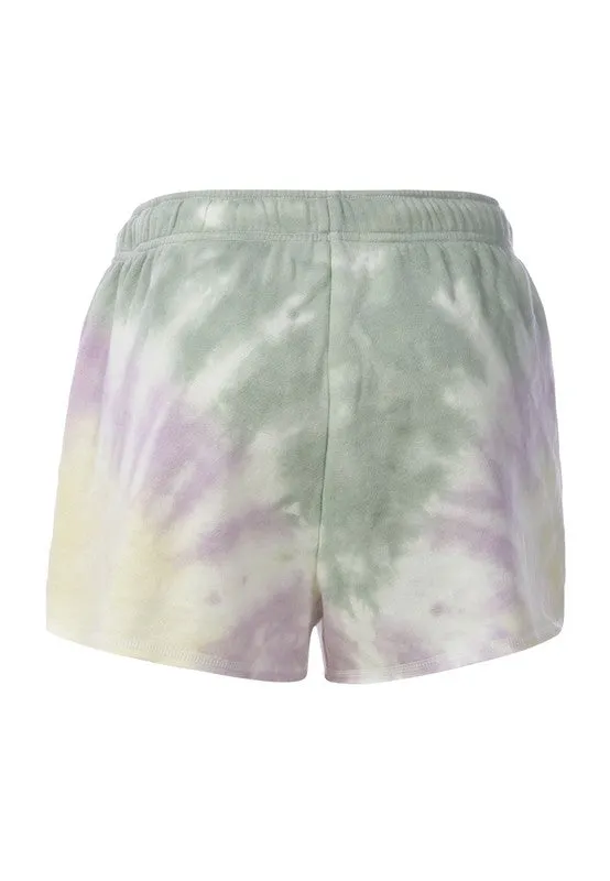 Women's Tie-Dye Shorts With Pockets