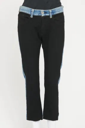 Wool Front Preowned Slim Jeans